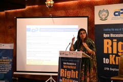 Program Manager CPDI shared the key findings of CPDI report on Status of RTI 2019