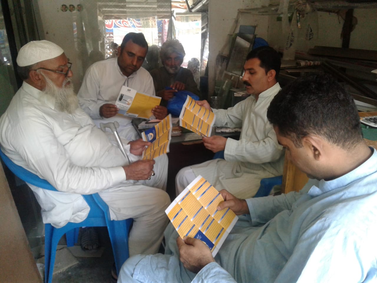 United Welfare Organization Rawalpindi  distributed RTI brochures in gen...