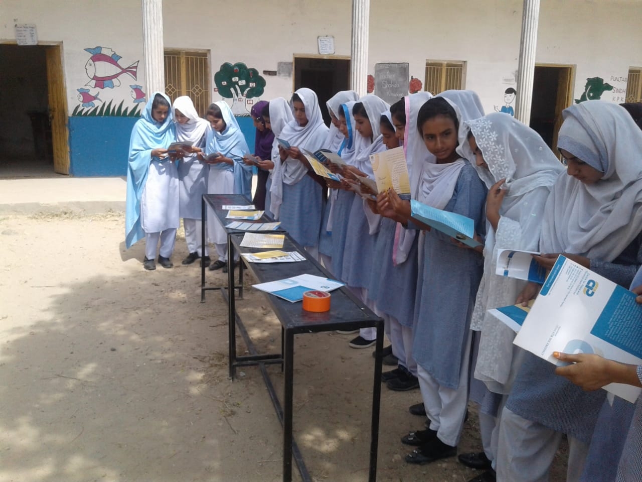United Welfare Organization  conducted a session with young female students on Right to know day in Rawalpindi