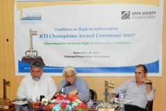 Senator Farhat Ullah Babar sharing the background that led to the development of Right of Access to Information Bill 2017