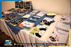The publication desk was installed at the event